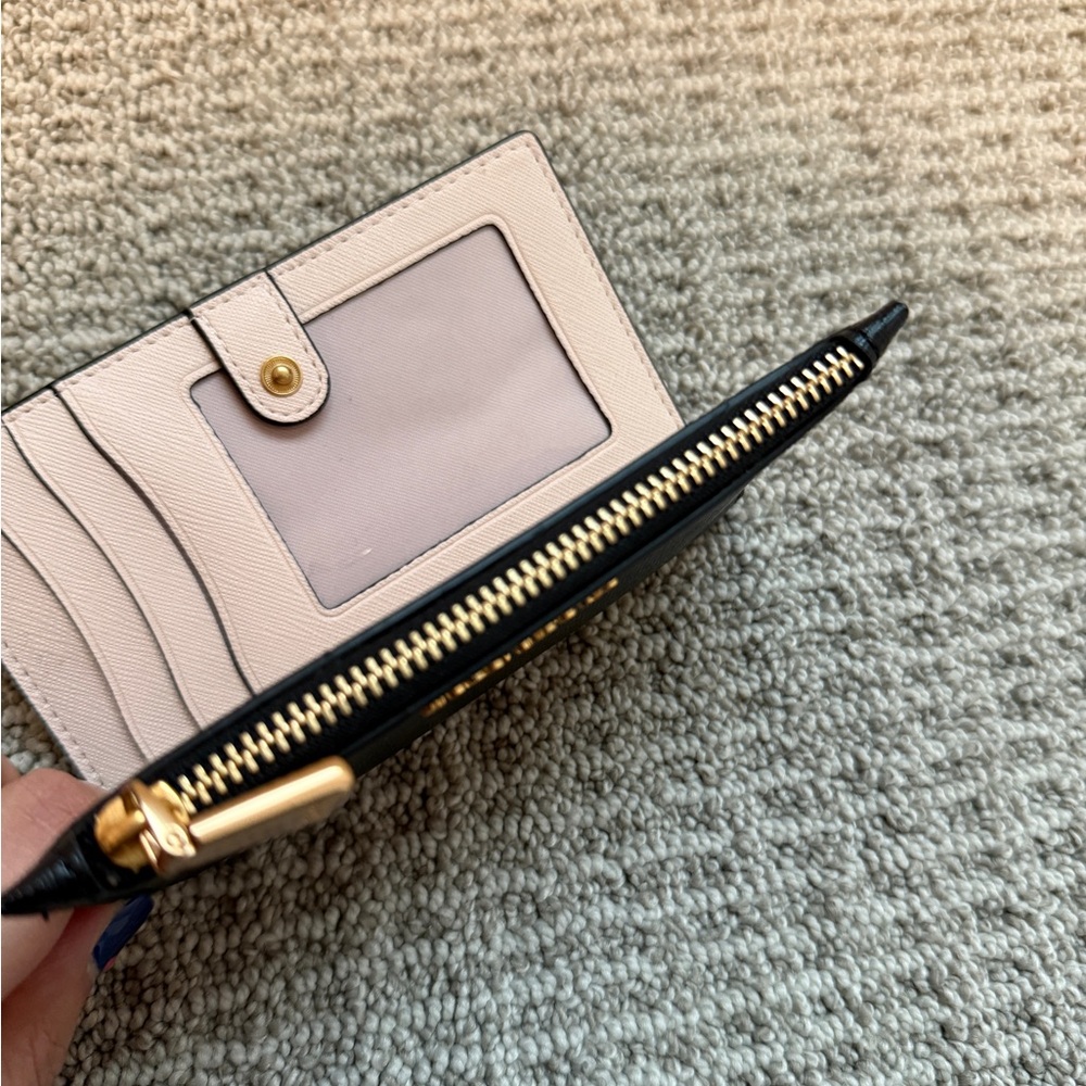 Kate Spade Black Morgan Small Slim Bifold Wallet - Picture 6 of 9